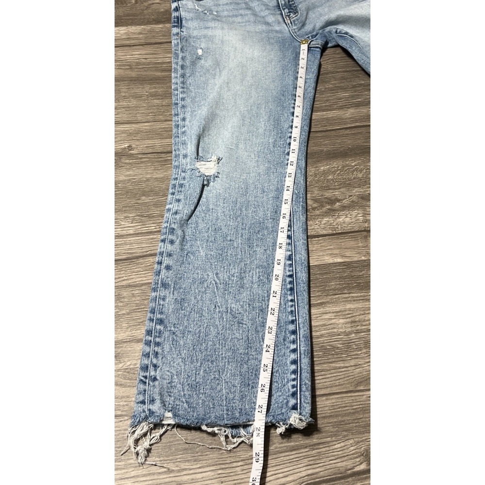 Buckle Black Fit No. 53 Cropped Straight Mid Rise Distressed Jeans Size 30x28 - Picture 9 of 10